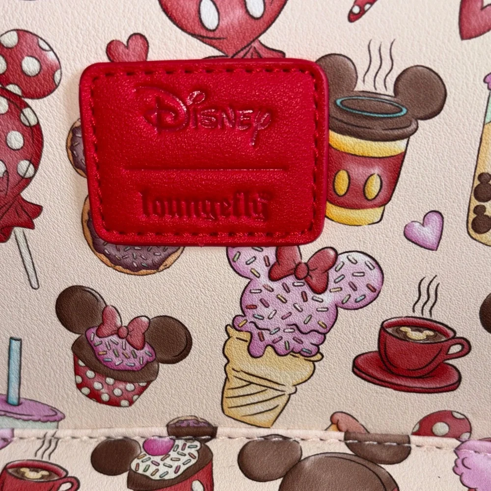 Disney loungefly Mickey and Minnie treats Backpack and Wallet Set - Picture 5 of 7